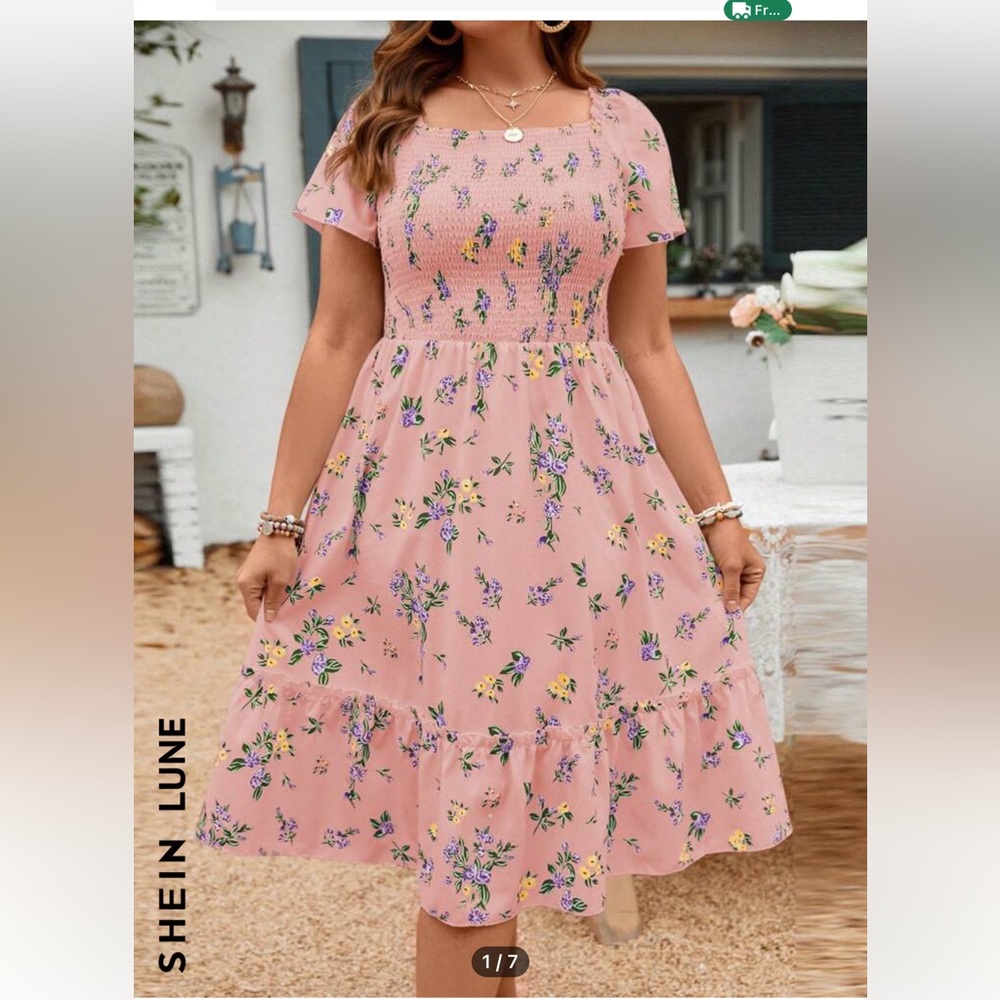 Never worn Pretty in pink dress